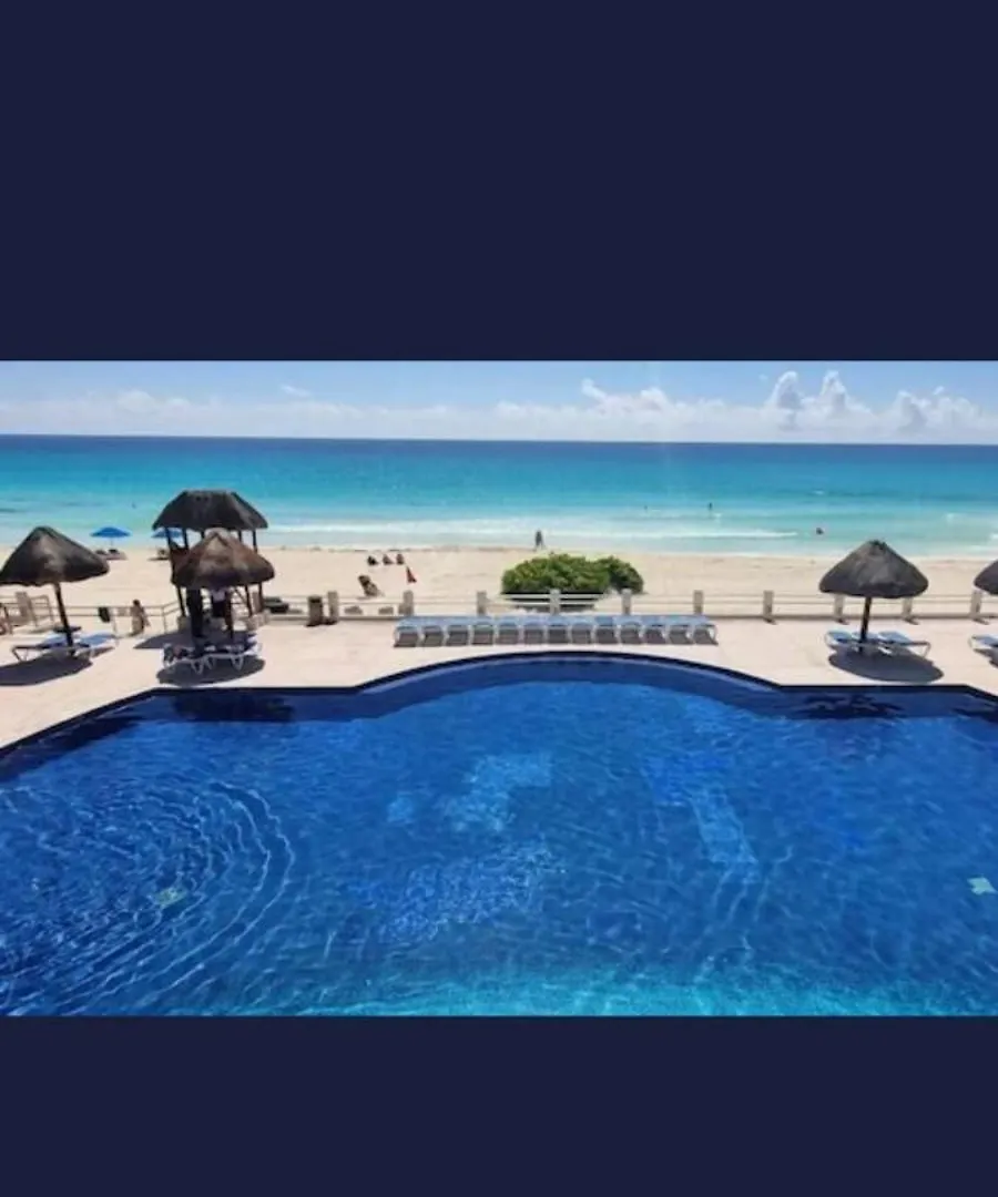 Apartment Ocean View Front Beach Villa Cancun