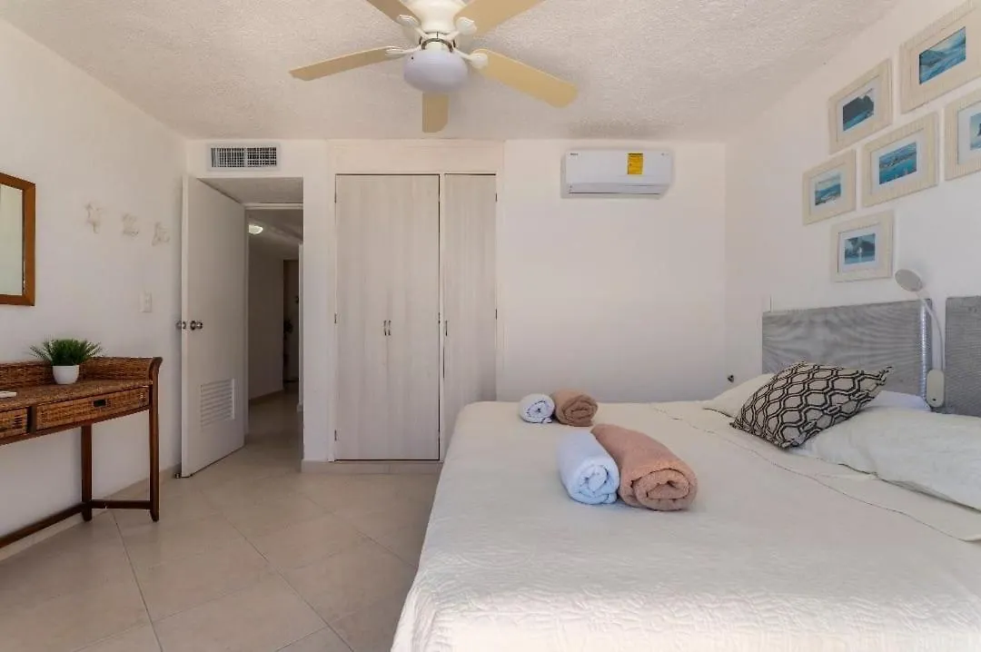 Ocean View Front Beach Villa Cancun Mexico