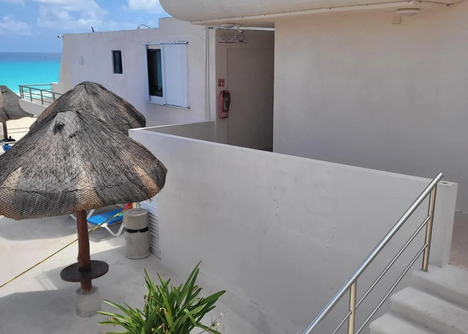 Ocean View Front Beach Villa Cancun Mexico