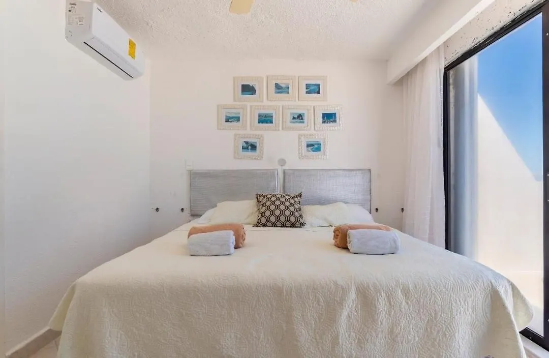 Ocean View Front Beach Villa Cancun Mexico